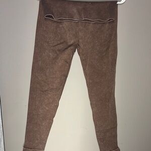 No Boundaries Brown Leggings Fitted Style